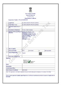 elvora groups indian exporter certificate 2